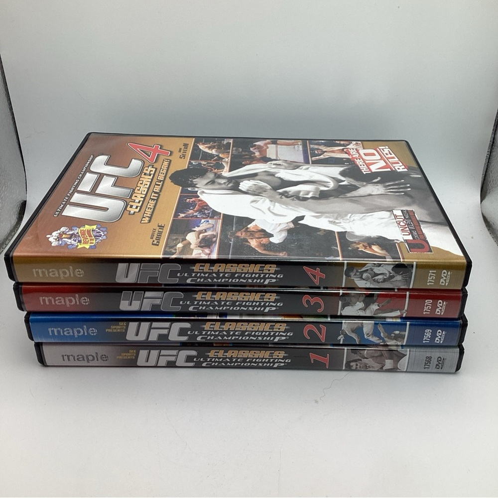 UFC Classics Collection Where It All Began Vol. 1-4 (DVD, 2007 - 4 Discs)